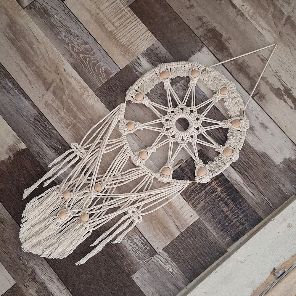 Macrame Dreamcatcher Wall Hanging